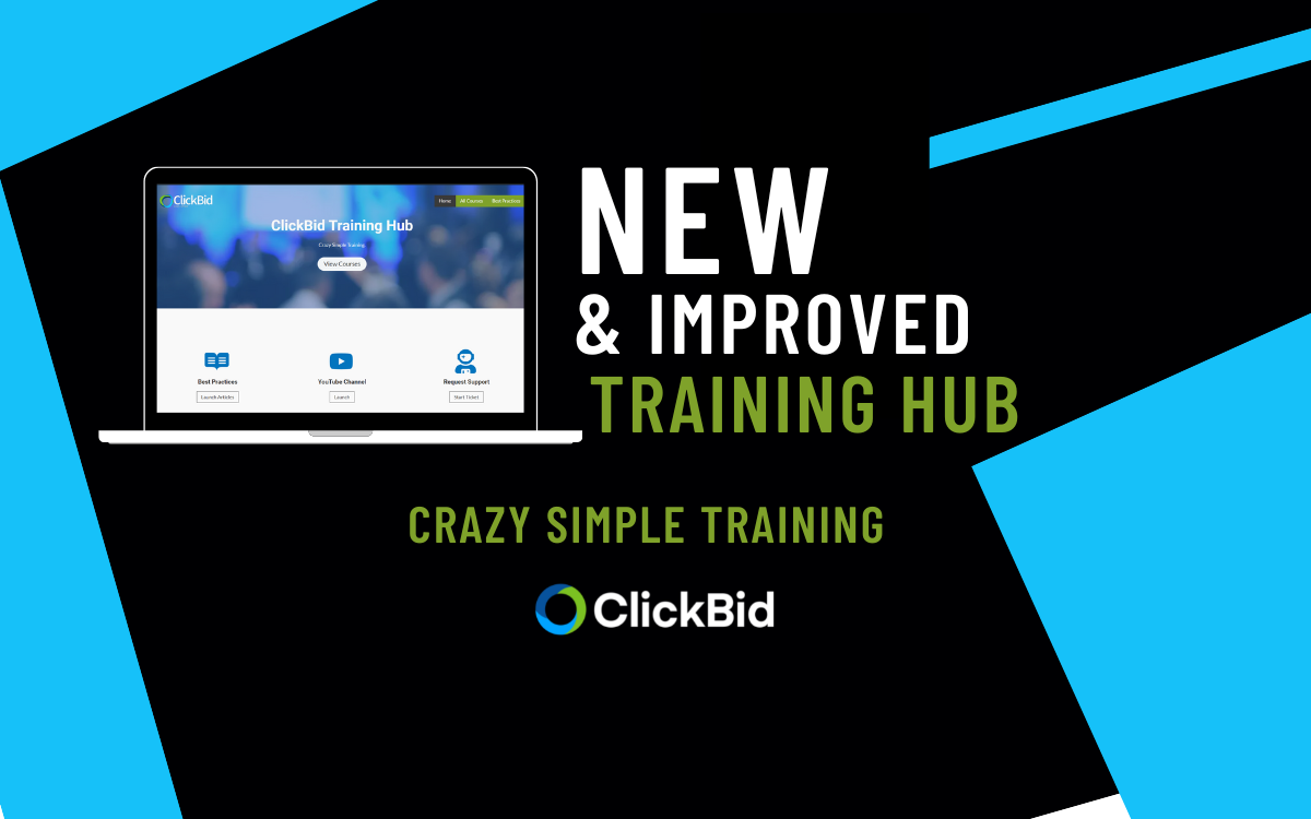New & Improved ClickBid Training Hub